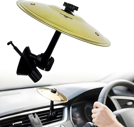 Turn Your Drive into a Drum Beat with This Mini Car Cymbal Vent!