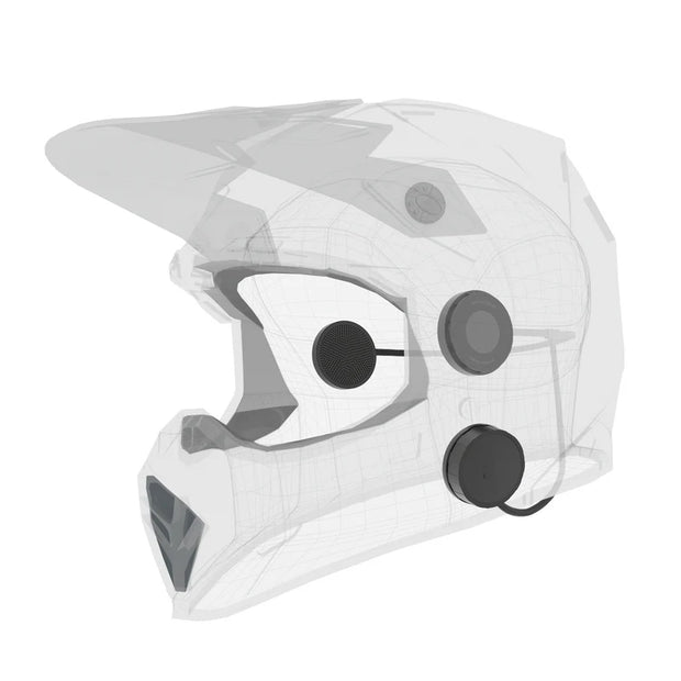 Ultra-Thin Helmet Audio System | Massive 115dB Sound & 10Hr Battery