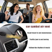 Turn Your Drive into a Drum Beat with This Mini Car Cymbal Vent!