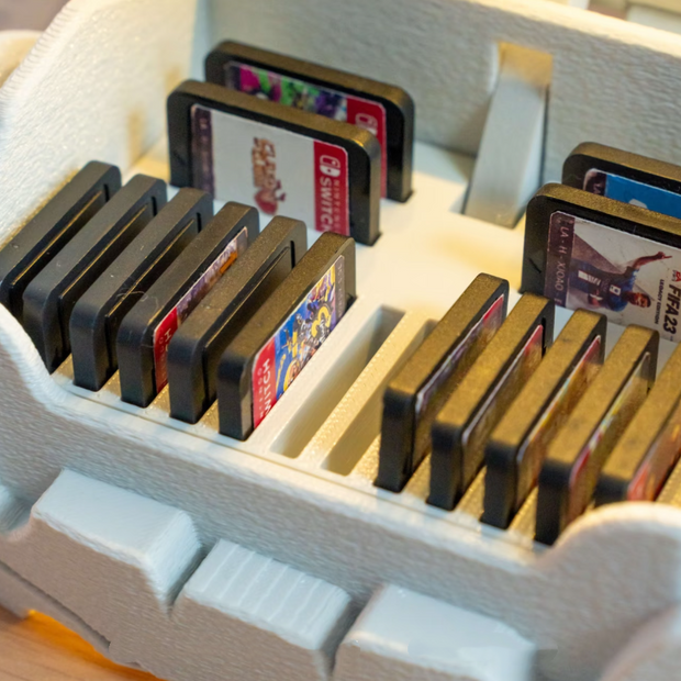 💀 Voice-controlled skull treasure chest | Smart Game Card Storage with Sound & Light