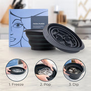 Foldable Facial Ice Bath | Built-In Ice Tray for Skincare & Relaxation