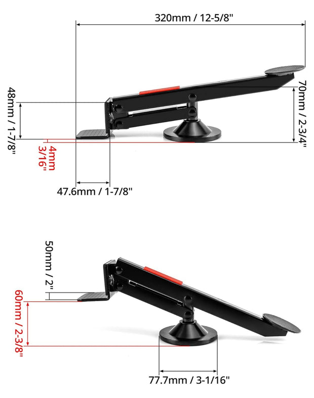 Swivel Door & Board Lifter - 75kg Capacity, 360° Rotation Tool