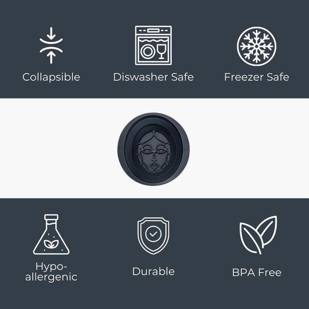 Foldable Facial Ice Bath | Built-In Ice Tray for Skincare & Relaxation